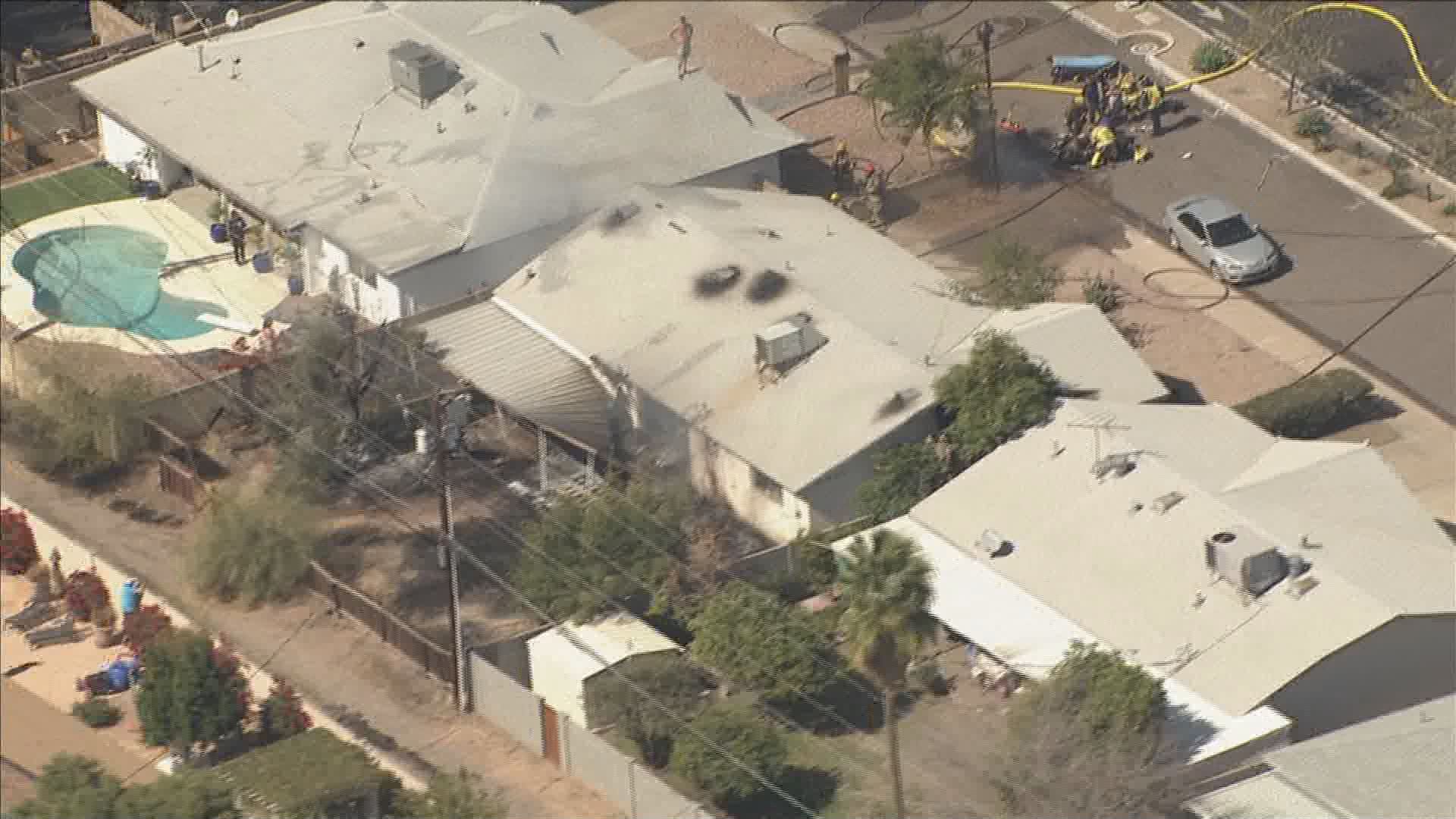 1 person in critical condition after being pulled from Scottsdale house fire